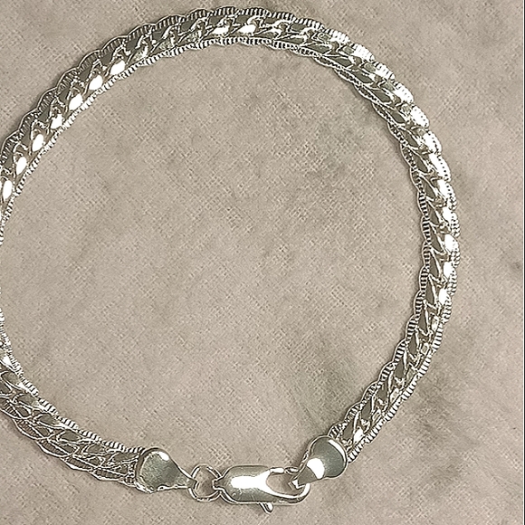 S925 Unisex Authentic Sterling Silver 5MM Bracelet Miami Cuban Link - Picture 6 of 11